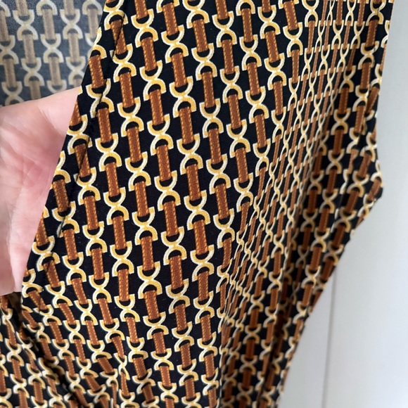 MICHAEL Michael Kors Dresses & Skirts - Michael Kors Equestrian Belt Buckle Print Wrap Dress Size XS